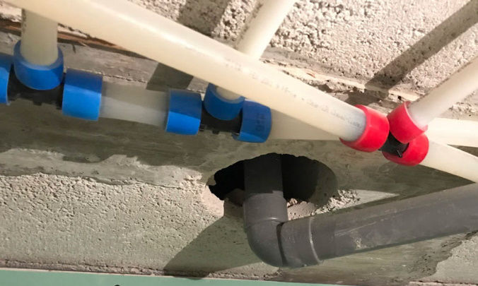 Reparación de cañerías PEX