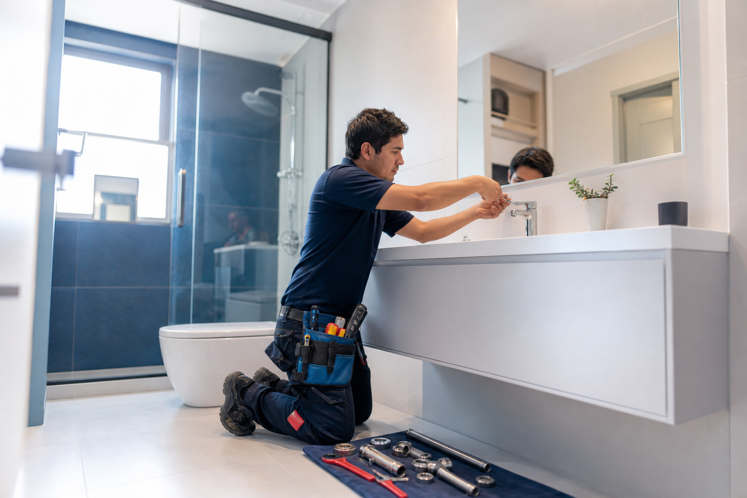 Construcción y remodelación de baños